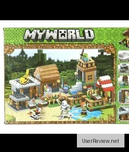 My World Minecraft Village in the Woods Constructor LB600