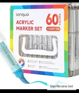 Languo Acrylic Marker Set, 60-Piece