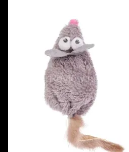 Pet Hobby Natural Fox Fur Cat Toy: Grey Mouse with 14cm Tail - Reviews