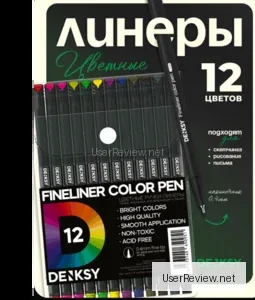 Denksy Art Colorful Capillary Pens